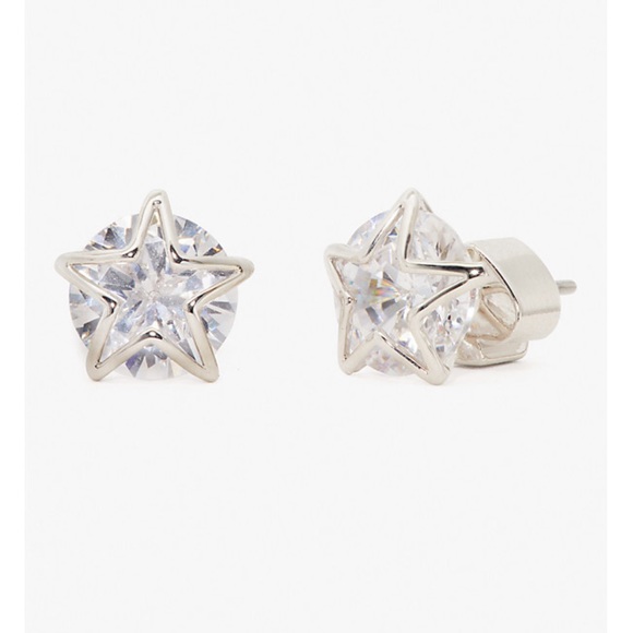 Kate Spade Something Sparkly Star Stud earrings in silver - Picture 6 of 6